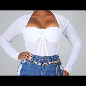 Brand New Corset Style Top